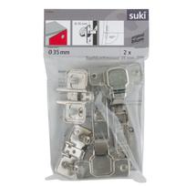 Lankstas baldams Blum, 3.5 cm, 107 °, nikelio sp., 2 vnt.