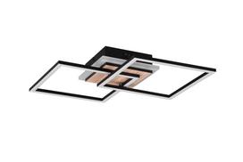 Šviestuvas lubų Trio Giro R62793635, LED, 2700 - 6000 °K, 1 x 25 W, skaidri sp. / medienos sp.