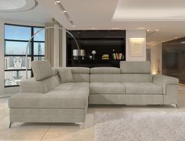 Kampinė sofa Eridano Manhattan 20, smėlio sp., 202 x 275 cm x 88 cm