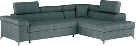 Kampinė sofa Eridano, žalia sp., 202 x 275 cm x 88 cm