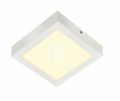 Šviestuvas plafonas SLV Senser 18 1003018, LED, 3000 °K, 1 x 12 W, balta sp.