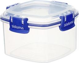 Indelis maistui Sistema Klip It Plus, 0.4 l, 11.1 cm x 11.1 cm, skaidri sp./mėlyna sp.