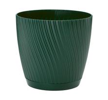 Gėlių vazonas Form Plastic Mika Eco 4590-075, plastikinis, Ø 26 cm, žalia sp.