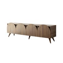 TV staliukas Kalune Design Mesta, riešuto sp., 35 cm x 180 cm x 35 cm