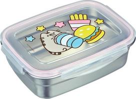 Indelis maistui Pusheen, 0.55 l, 17 cm x 12.5 cm, skaidri sp./sidabro sp./įvairių spalvų