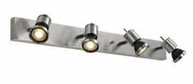 Šviestuvas lubų ir sienų SLV Asto 4 147444, GU10, 4 x 75 W, aliuminio sp.