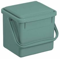 Šiukšliadėžė Rotho Bio, žalia sp., 4.5 l, 18 cm x 21 cm
