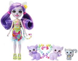 Lėlė su priedais Enchantimals Sunshine Beach HRX86, 15 cm, įvairių spalvų