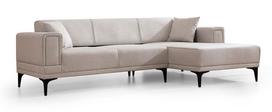 Kampinė sofa - lova Atelier Del Sofa Horizon, kreminė sp., dešininė, 250 x 140 cm x 77 cm