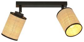 Šviestuvas nukreipiamasis Emibig Yoga 1151/2, E27, 2 x 15 W, juoda sp./smėlio sp.