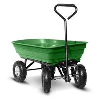 Sodo vežimėlis Elem Garden Technic 93 x 50.5 x 51 cm, plastikas, juoda sp./žalia sp., 75 l