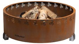 Laužavietė - ugniakuras Petteri Wiimaa GrillSymbol Legend-XL, 116 cm x 116 cm x 40 cm