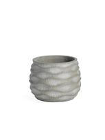 Gėlių vazonas Domoletti BTP016C, cementas, Ø 16.5 cm, pilka sp.