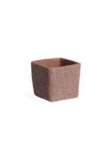 Gėlių vazonas Domoletti BTP07C, cementas, Ø 12 cm, raudona sp.