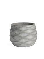 Gėlių vazonas Domoletti BTP016G, cementas, Ø 28 cm, pilka sp.
