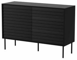 Komoda Cama Cortina, juoda sp., 81 cm x 120 cm x 40 cm
