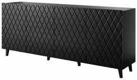 Komoda Cama Asti, juoda sp., 82 cm x 200 cm x 42 cm