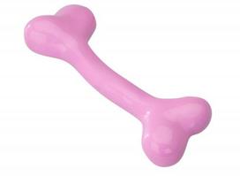 Žaislas šuniui, tąsymui EBI Bone, 20.2 cm, rožinė sp., L