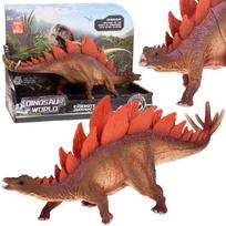 Žaislinė figūrėlė, dinozauras Dinosaur World Stegosaurus, 20 cm, ruda sp.