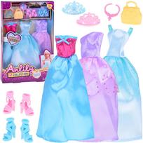 Drabužių lėlei rinkinys Anlily Princess Dress Up, įvairių spalvų