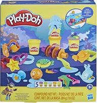 Plastilino rinkinys, su priedais Hasbro Play-Doh Ocean Friends, įvairių spalvų, 284 g