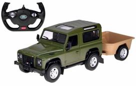 Rc automobilis Rastar Land Rover Defender RC0712, 1:14, žalia sp.