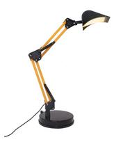 Darbo stalo šviestuvas CristalRecord Pala, LED, 4W, balta sp./juoda sp.