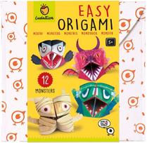 Popierinių figūrų gaminimo rinkinys Ludattica Easy Origami Monsters, įvairių spalvų/mėlyna sp./raudona sp.