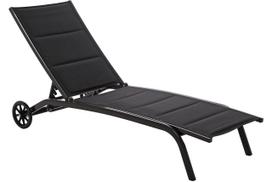 Lauko gultas Ibiza 118861, juoda sp., 192 cm x 67 cm x 30 cm