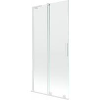 Dušo sienelė Mexen Velar L, 90 cm x 150 cm, skaidri sp./balta sp./grūdintas