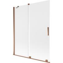 Vonios sienelė Mexen Velar, 140 cm x 150 cm, rose gold/grūdintas