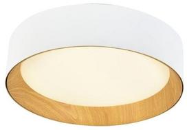 Šviestuvas lubų CristalRecord Lili, LED, 3000 °K, balta sp./medienos sp., 65 x 65 cm
