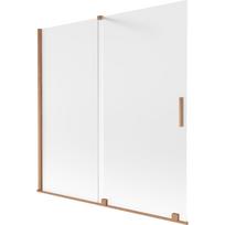 Dušo sienelė Mexen Velar, 160 cm x 150 cm, skaidri sp./vario sp./matinis