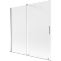 Dušo sienelė Mexen Velar, 160 cm x 150 cm, skaidri sp./chromo sp./matinis