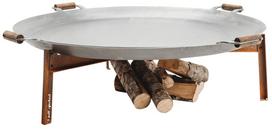 Laužavietės keptuvė su nuimamomis kojelėmis GrillSymbol Skillet Stark, plienas, 96 cm, 50 l, nerūdijančiojo plieno sp.