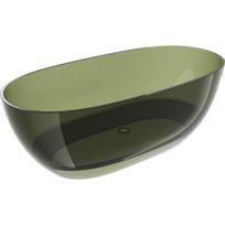 Vonia, laisvai pastatoma Mexen Pure, 170 cm x 80 cm x 58 cm, ovalas, olive transparent sp.