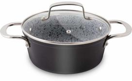 Puodas Lamart Granit LT1253, 20 cm, 2.2 l, juoda sp.