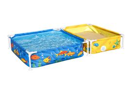 Baseinas, karkasinis/vaikiškas Bestway 561CF, mėlyna sp./geltona sp. 213 cm x 122 cm x 30.5 cm
