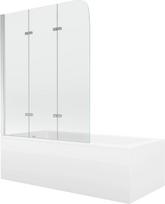 Vonia su sienele, laisvai pastatoma Mexen Cubik, 70 cm x 170 cm x 40 cm, stačiakampis, balta sp.