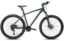 Dviratis kalnų Romet Rambler R7.4, 27.5 ", 18" rėmas, grafito sp./sidabro sp./turkio sp.