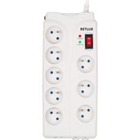 Buitinis ilgintuvas Retlux, RSP 850, 3G1.5, 1.5 m, IP20, 8 lizdų, su jungikliu