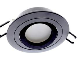 Šviestuvas lubų CristalRecord Helium, GU10, juoda sp.