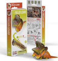 3D dėlionė Fat Brain Toys Frilled Lizzard, 9.1 cm x 7.9 cm, 32 vnt., geltona sp./oranžinė sp.