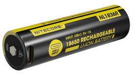 Įkraunamas elementas Nitecore NL1836R, Li-Ion (18650), 3600 mAh