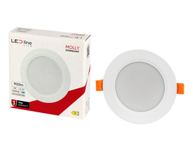 Šviestuvas įleidžiamas LED Line Molly, 4000°K, LED, balta sp., 9 W