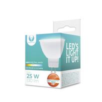 Lemputė Forever Light LED, MR16, 4500 °K, GU5.3, 25 W, 130 lm
