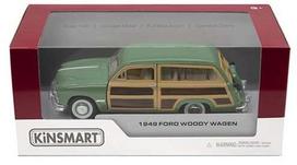 Žaislinis automobilis Kinsmart 1949 Ford Woody Wagon, 1:40, žalia sp.