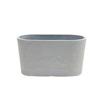 Gėlių vazonas Domoletti M-18C26B, spw, 26 cm x 13 cm, Ø 26 cm, pilka sp.