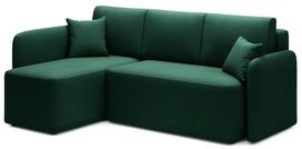 Kampinė sofa Hadson, žalia sp., kairinė