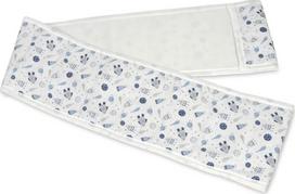 Apsauginis bortelis BabyMatex Bump Air 03, mėlyna sp./balta sp., 180 cm x 30 cm